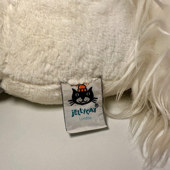 Jellycat White Peacock Lola Bird Wingaling 20” Plush Stuffed Retired - Preloved - Picture 5 of 5